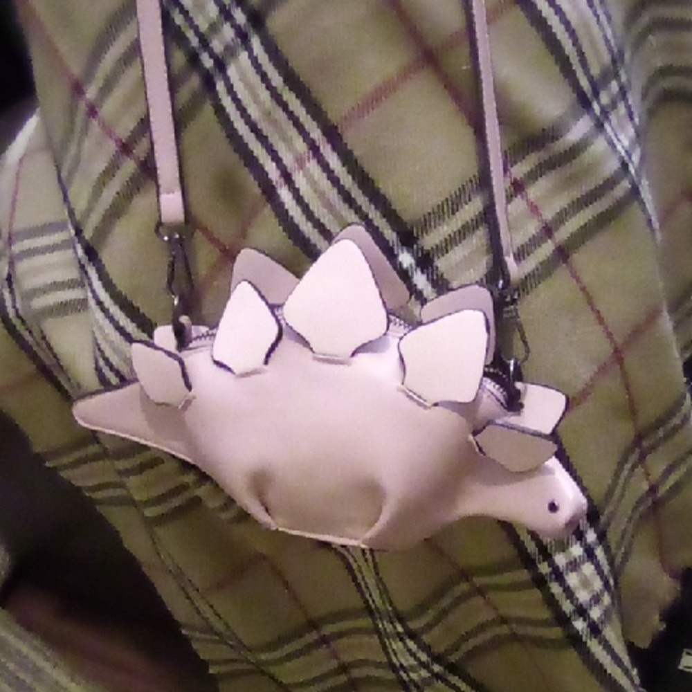 Cute Animal Zippered Purse With Long Crossbody Adjustable Strap.
